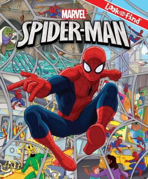 Cover for PI Kids · Marvel Spider-Man: Look and Find (Innbunden bok) (2017)
