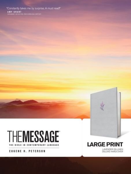 Cover for Eugene H. Peterson · Message Large Print, The (Hardcover bog) (2019)