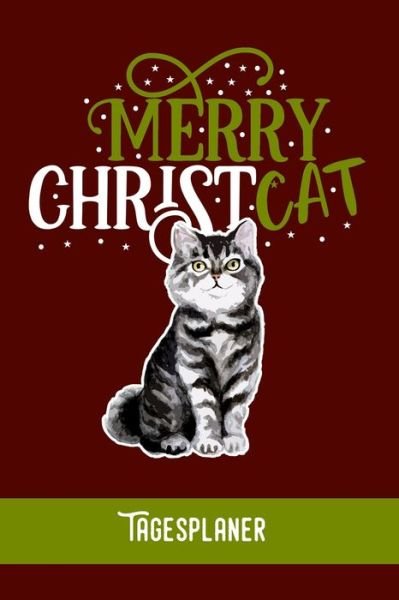 Cover for Zestya Tagesorganizer · MERRY CHRIST CAT Tagesplaner (Paperback Book) (2019)