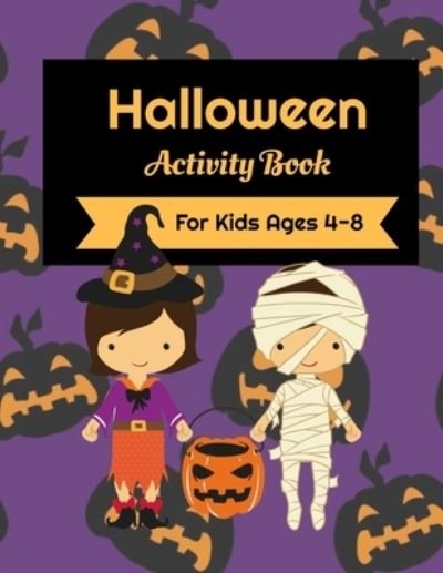 Cover for Nooga Publish · Halloween Activity Book For Kids Ages 4-8 (Paperback Bog) (2019)