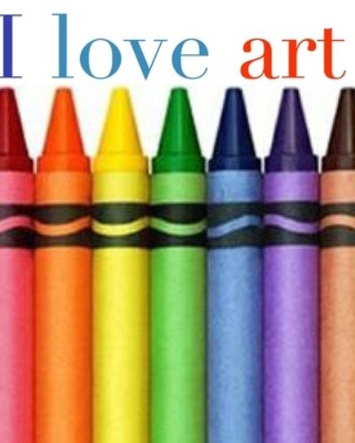 I love art crayon creative blank coloring book - Sir Michael Huhn - Books - Blurb - 9781714177233 - May 1, 2020