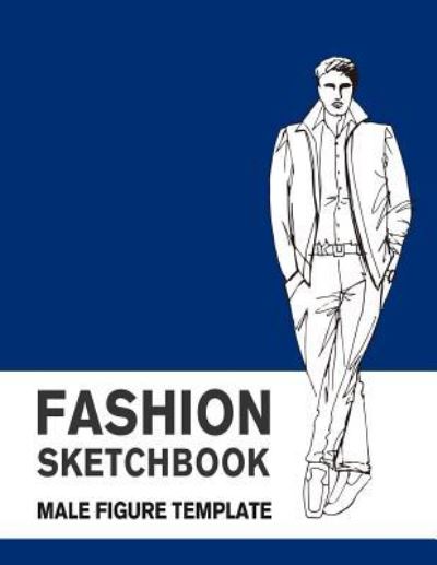 Cover for Lance Derrick · Fashion Sketchbook Male Figure Template (Paperback Book) (2018)