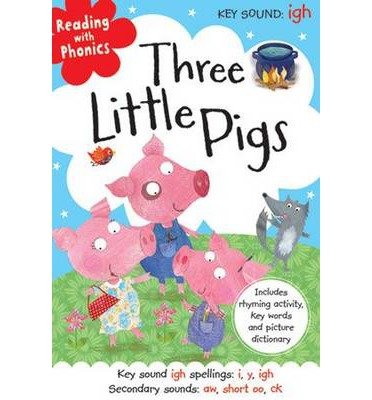 Cover for Hayley Down · Three Little Pigs - Reading with Phonics (Hardcover Book) (2013)