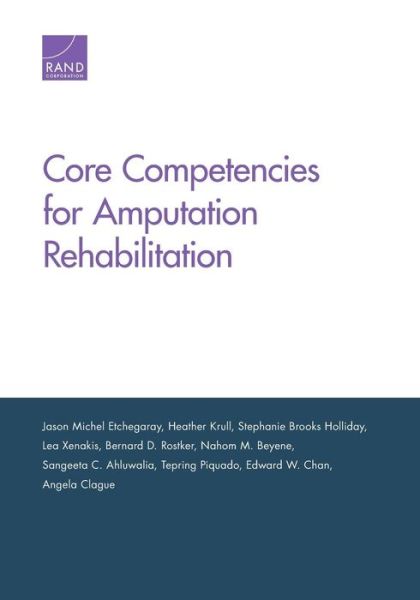 Cover for Jason Michel Etchegaray · Core Competencies for Amputation Rehabilitation (Paperback Bog) (2019)