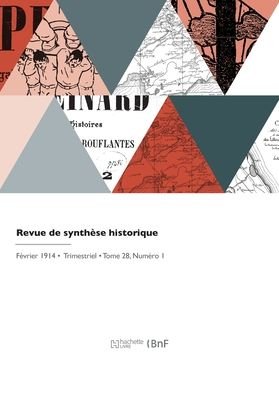 Cover for Collectif · Revue de synthese historique (Paperback Book) (2022)