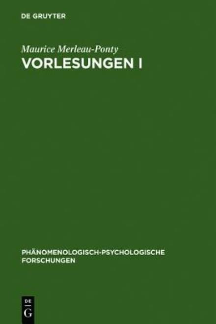 Cover for M. Merleau-Ponty · Vorlesungen.1 (Book) [German edition] (1972)