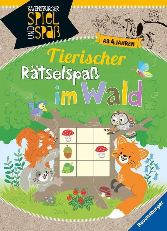 Cover for Conte · Tierischer Rätsel-Spaß im Wald ab (Book)