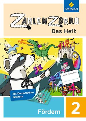 Cover for Katrin KlÃ¶ckner, Eveline Stadler, Frank Wahl, Janine Weigel · Zahlenzorro - Das Heft.2 Förderheft 2 (Book)