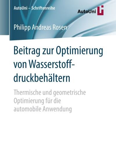 Cover for Rosen · Beitrag zur Optimierung von Wasse (Book) (2018)