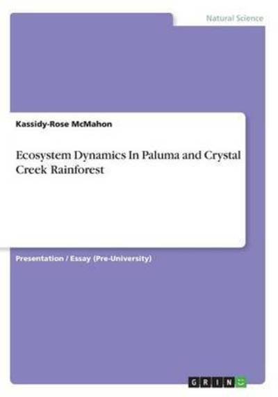 Cover for McMahon · Ecosystem Dynamics In Paluma an (Bok) (2016)