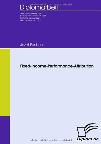 Cover for Jozef Puchon · Fixed Income Performance Attribution (Taschenbuch) [German edition] (2009)