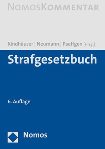 Cover for Urs Kindhäuser · Strafgesetzbuch (Bog) (2023)