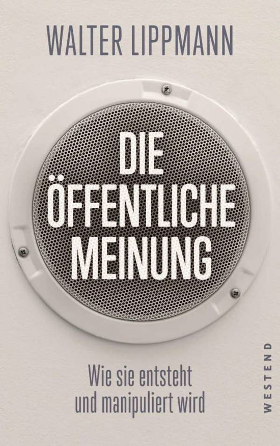 Cover for Lippmann · Die öffentliche Meinung (Book)