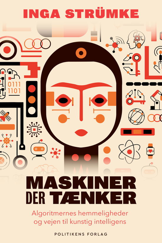 Cover for Inga Strümke · Maskiner der tænker (Sewn Spine Book) [1e uitgave] (2023)