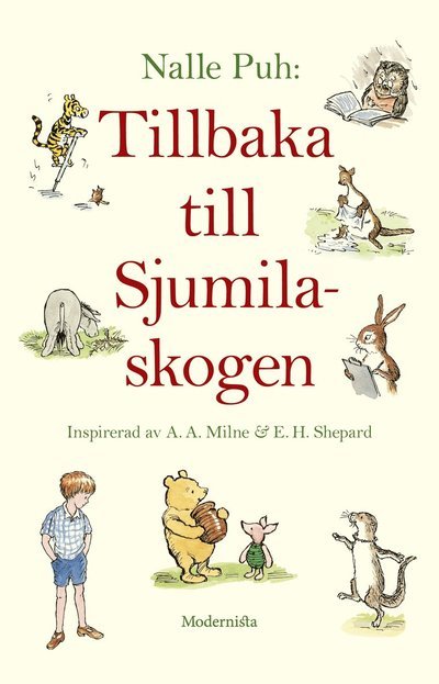 Cover for A. A. Milne · Nalle Puh : Tillbaka till Sjumilaskogen (Bound Book) (2022)