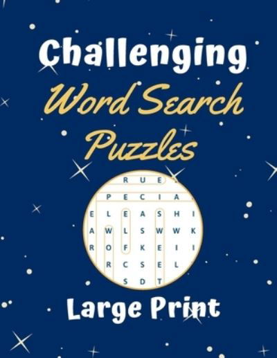 Cover for Cambria Learning · Challenging Word Search Puzzles Large Print (Pocketbok) (2020)