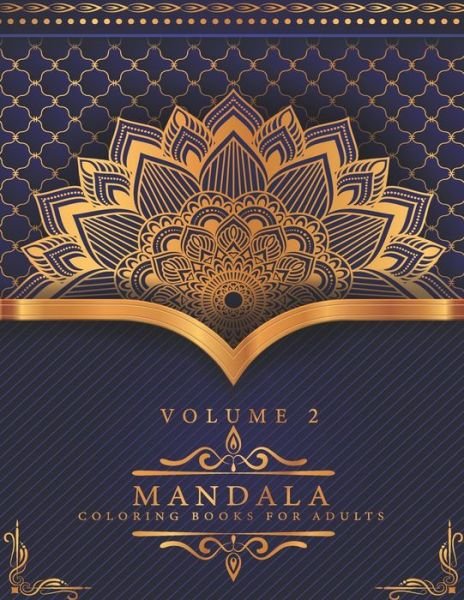 Cover for Benbook Publisher · Mandala Coloring Books For Adults Volume 2 (Paperback Book) (2020)