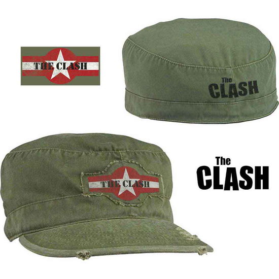 Cover for Clash - The · The Clash Unisex Military Cap: Star Logo (Distressed) (Bekleidung)