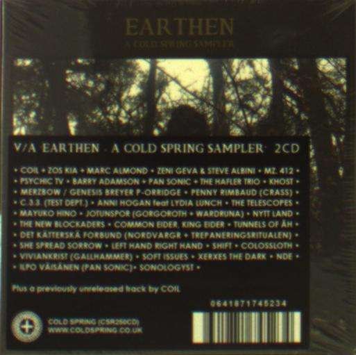 Cover for Earthen - a Cold Spring Sampler (CD) (2018)