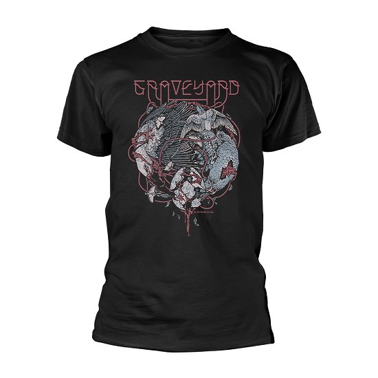 Cover for Graveyard · Birds (T-shirt) [size XXL] [Black edition] (2019)