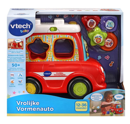 Vrolijke vormenauto Vtech: 12+ mnd (80-537423) - Vtech - Produtos - VTECH - 3417765374234 -