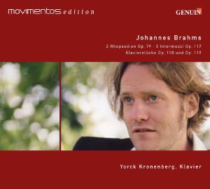 2 Rhapsodies / 3 Intermezzos / Piano Pieces - Brahms / Kronenberg - Música - GEN - 4260036251234 - 2008