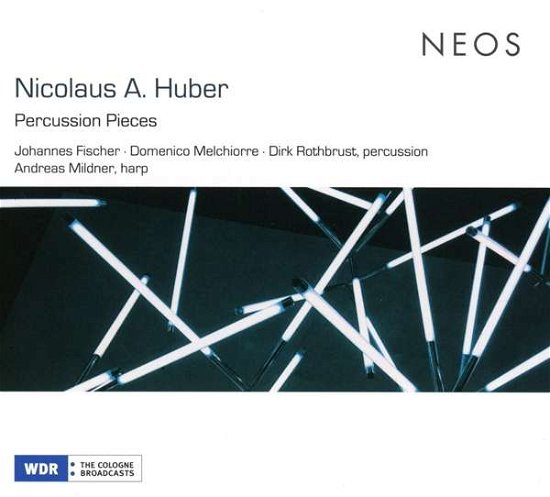 Cover for Johannes Fischer / Domenico Melchiorre / Dirk Rothbrust &amp; Andreas Mildner · Nicolaus A. Huber: Percussion Pieces (CD) (2020)
