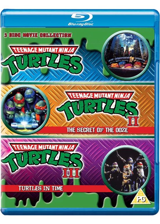 Cover for Teenage Mutant Ninja Turtles-the Movie Collection · TMNT - Teenage Mutant Ninja Turtles (3 Films) (1990-1993) Movie Collection (Blu-ray) (2013)