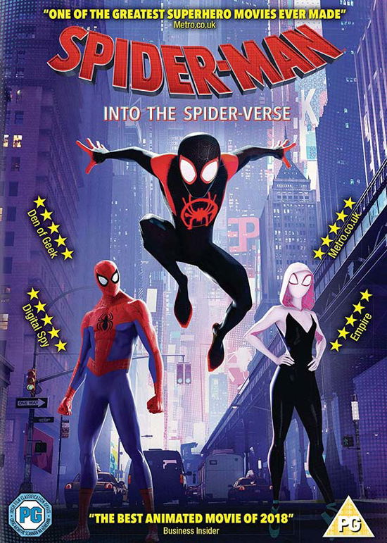 Cover for Spiderman into the Spiderverse · Spider-Man: Into The Spider-Verse (DVD) (2019)