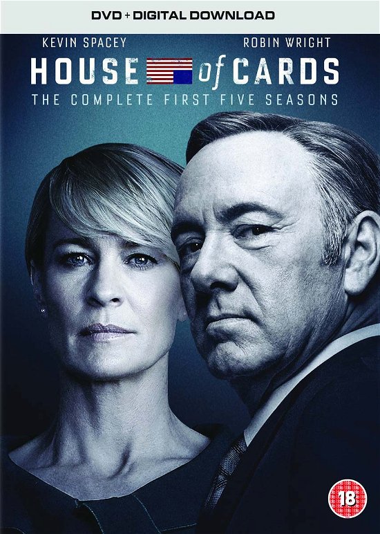 Cover for House of Cards: Seasons 1-5 · House Of Cards - Season 1-5 (DVD) (2017)