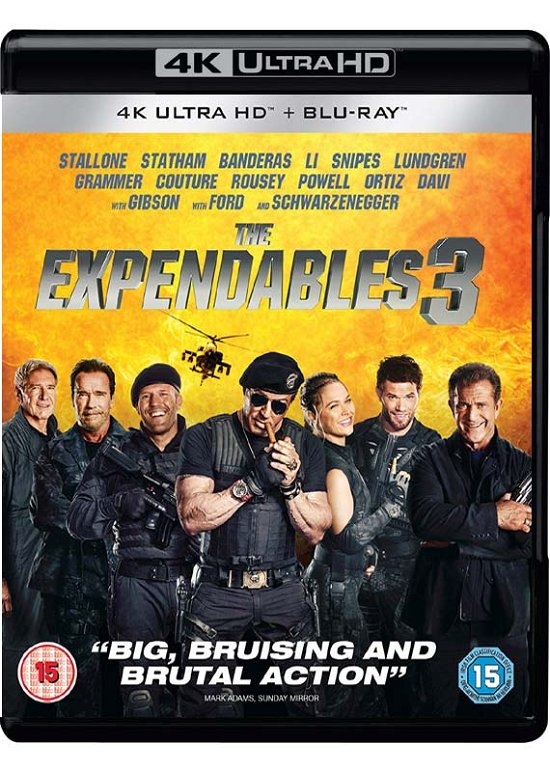 Cover for Expendables 3 · The Expendables 3 (4K UHD Blu-ray) (2018)
