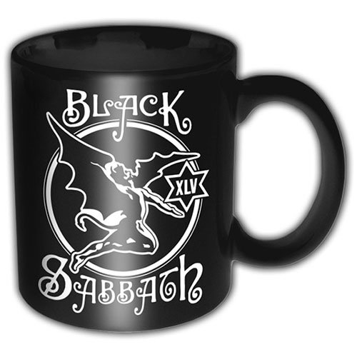 Cover for Black Sabbath · Black Sabbath - Black Matt Mug 45Th Anniversary (Tazza) (MERCH) [Black edition]