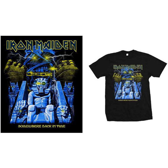 Iron Maiden Unisex T-Shirt: Back in Time Mummy - Iron Maiden - Merchandise - MERCHANDISE - 5056170654234 - 29. januar 2020