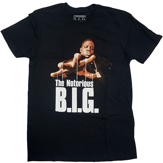 Cover for Biggie Smalls · Biggie Smalls Unisex T-Shirt: Reachstrings (T-shirt) [size M] [Black - Unisex edition]