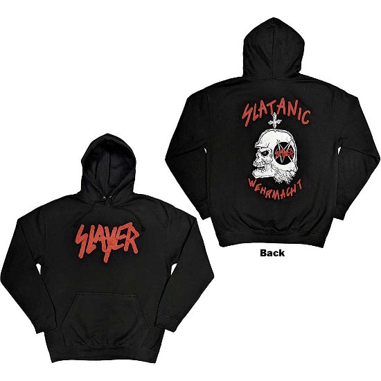 Cover for Slayer · Slayer Unisex Pullover Hoodie: Slatanic (Back Print) (Hoodie) [size S]