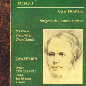 Integrale De L'oeuvre D'orgue - Cesar Franck - Musikk - RICERCAR - 5400439002234 - 9. september 2002