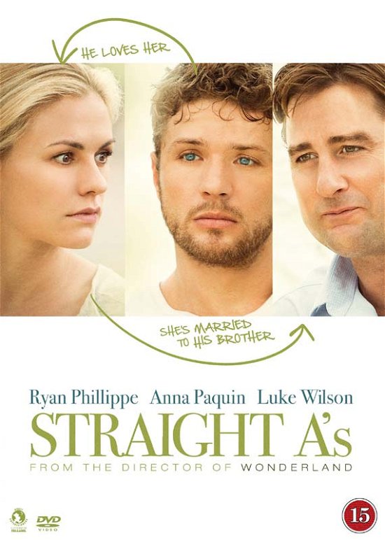 Cover for Ryan Phillippe Anna Paquin · Straight A's (DVD) (2013)