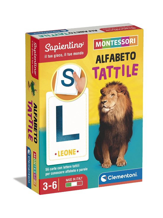 Cover for Clementoni Educativi Montessori · Alfabeto Tattile Made In Italy (MERCH)