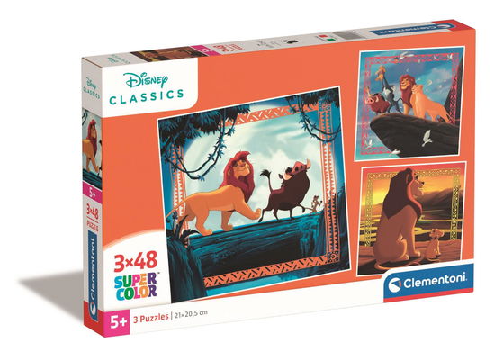 Puslespil Square - The Lion King, 3x48 brikker - Disney - Lautapelit - Clementoni - 8005125253234 - tiistai 1. lokakuuta 2024