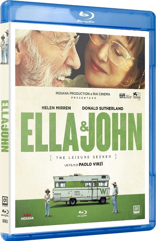 Cover for Helen Mirren,janel Moloney,donald Sutherland · Ella &amp; John - the Leisure Seeker (Blu-ray) (2018)