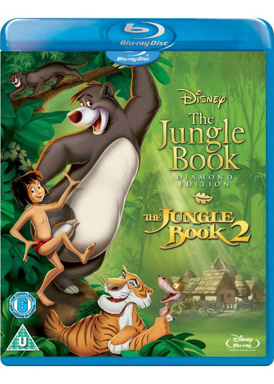 Cover for The Jungle Book 1  2 Region B  C · The Jungle Book / The Jungle Book 2 (Blu-Ray) (2013)