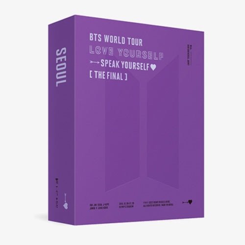 World Tour 'Love Yourself : Speak Yourself' [The Final] - BTS - Musik - Big Hit Entertainment - 8809375124234 - October 30, 2022