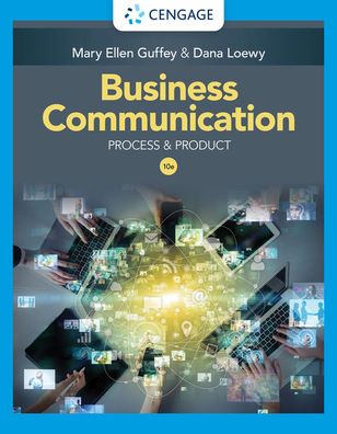 Cover for Guffey, Mary Ellen (Los Angeles Pierce College) · Business Communication: Process &amp; Product (Hardcover Book) (2021)