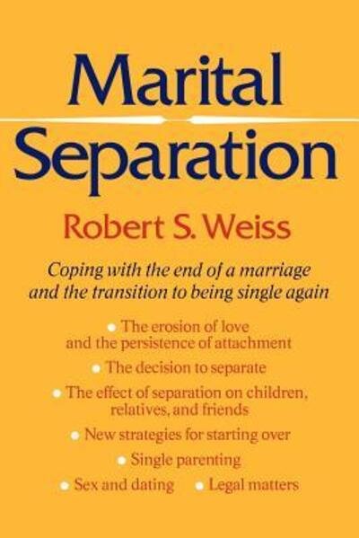 Cover for Robert Weiss · Marital Separation (Paperback Book) (1977)