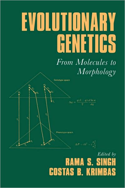 Cover for Kostas V Krimpas · Evolutionary Genetics: From Molecules to Morphology (Hardcover Book) (2000)