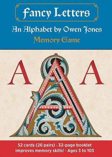 Fancy Letters: An Alphabet by Owen Jones Memory Game - Owen Jones - Gra planszowa - Pomegranate Communications Inc,US - 9780764981234 - 15 stycznia 2018