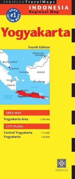 Yogyakarta Travel Map - Periplus Editions - Boeken - Tuttle Publishing - 9780794607234 - 10 september 2012
