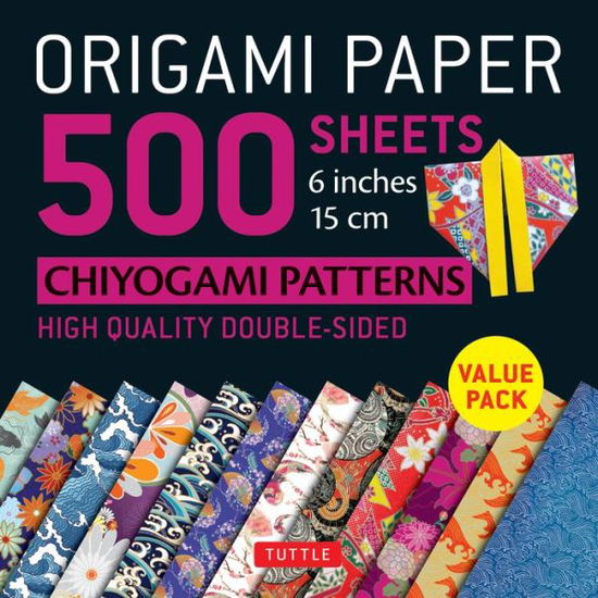 Origami Paper 500 sheets Chiyogami Designs 6 inch 15cm: High-Quality Origami Sheets Printed with 12 Different Designs - Tuttle Publishing - Książki - Tuttle Publishing - 9780804849234 - 23 października 2018