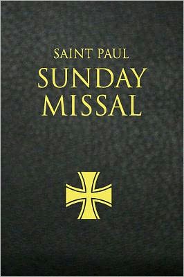 Cover for Daughters of St Paul · Saint Paul Sunday Missal: Black Leatherflex (Black Leatherflex) (Leather Book) [Imitation] (2012)