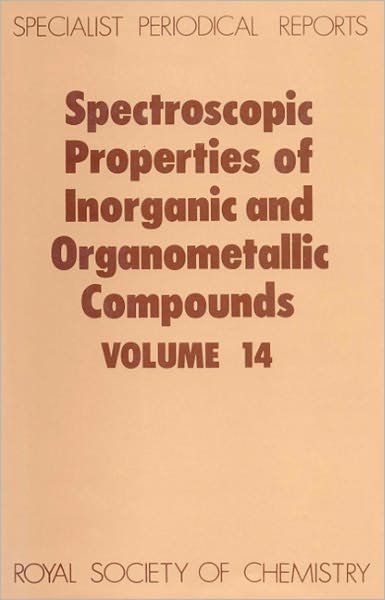 Cover for Davidson · Spectroscopic Properties of Inorganic and Organometallic Compounds: Volume 14 - Specialist Periodical Reports (Innbunden bok) (1981)